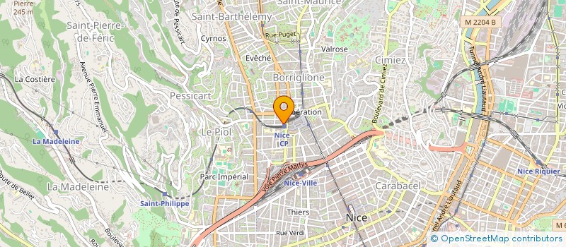 localisation de l'entreprise SCI DU GRAND ELSA à NICE
