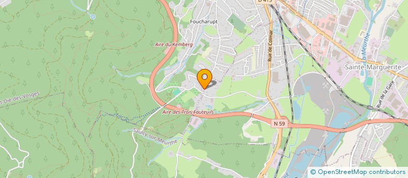 localisation de l'entreprise SCI DU GRAND EST  SAINTE-MARGUERITE