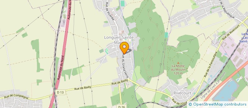 localisation de l'entreprise SCI DU GRAND FERRE  LONGUEIL-SAINTE-MARIE