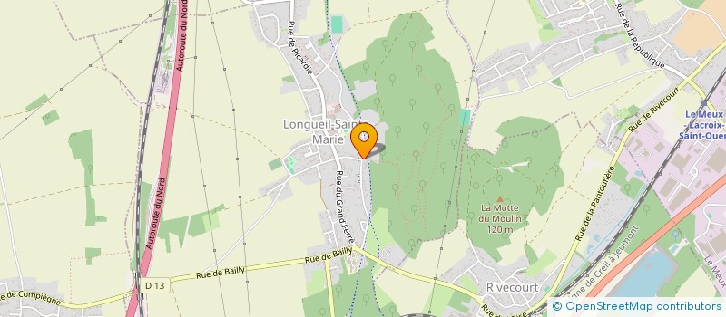 localisation de l'entreprise SCI DU GRAND FERRE  LONGUEIL-SAINTE-MARIE