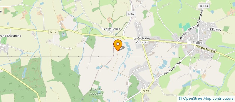 localisation de l'entreprise SCI DU GRAND FLECHER  MAUGES-SUR-LOIRE