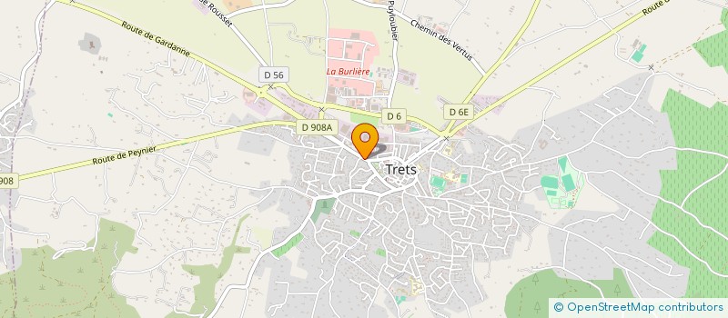 localisation de l'entreprise SCI DU GRAND FOUR à TRETS