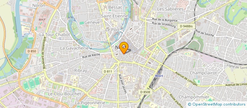 localisation de l'entreprise SCI DU GRAND FOUR à NIORT