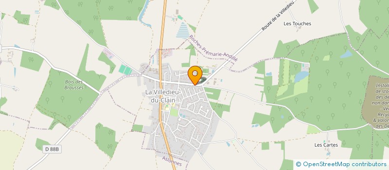 localisation de l'entreprise SCI DU GRAND FOUR  LA VILLEDIEU-DU-CLAIN