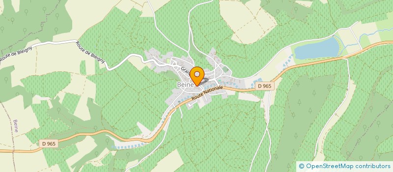 localisation de l'entreprise SCI DU GRAND FOUR  BEINE