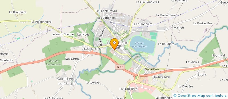 localisation de l'entreprise SCI DU GRAND GARAGE MODERNE à LE MELE-SUR-SARTHE