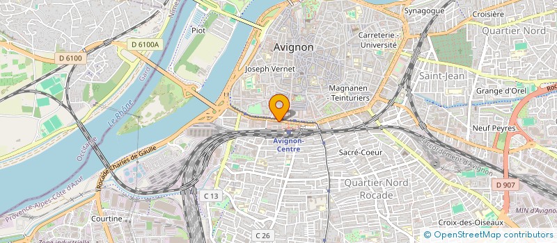 localisation de l'entreprise SCI DU GRAND HOTEL  AVIGNON