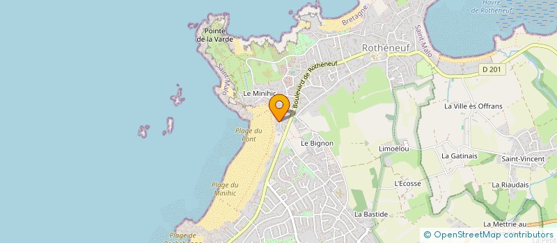 localisation de l'entreprise SCI DU GRAND HUNIER à SAINT-MALO