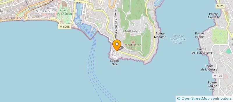 localisation de l'entreprise SCI DU GRAND INVEST BEAULIEU SUR MER  NICE