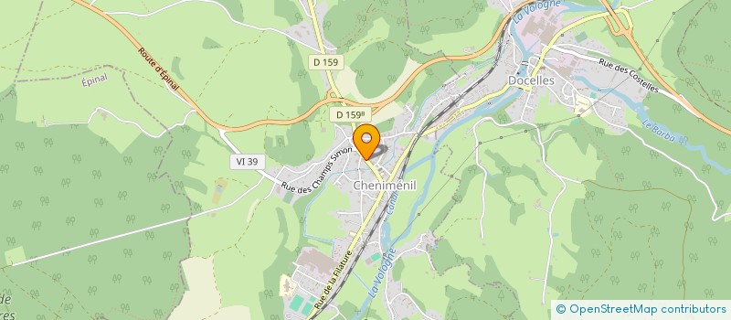 localisation de l'entreprise SCI DU GRAND JARDIN  CHARMOIS-DEVANT-BRUYERES