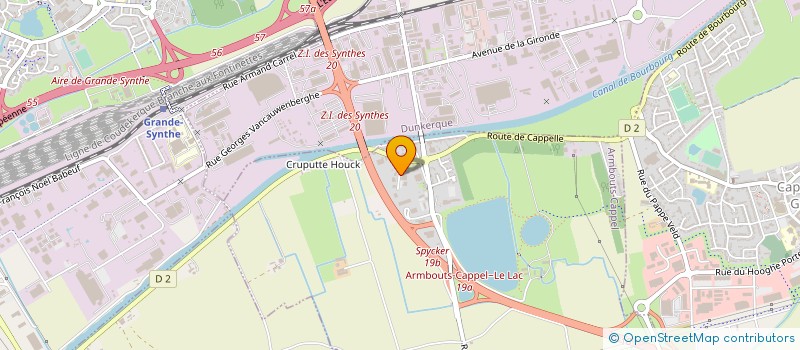 localisation de l'entreprise SCI DU GRAND LAC  ARMBOUTS-CAPPEL