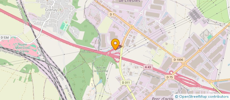 localisation de l'entreprise SCI DU GRAND LARGE à SAINT-QUENTIN-FALLAVIER