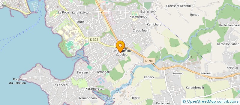 localisation de l'entreprise SCI DU GRAND LARGE  CONCARNEAU