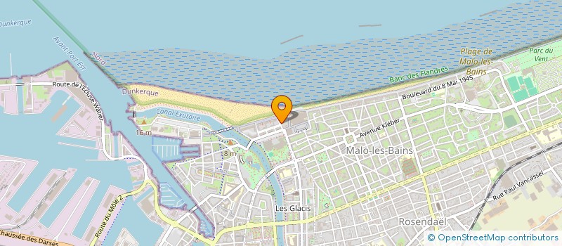 localisation de l'entreprise SCI DU GRAND LARGE à DUNKERQUE