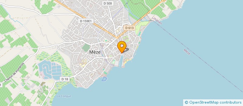 localisation de l'entreprise SCI DU GRAND LARGE à MEZE