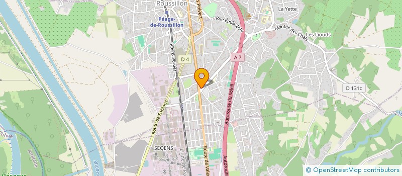 localisation de l'entreprise SCI DU GRAND LARGE  ROUSSILLON