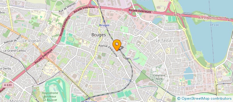 localisation de l'entreprise SCI DU GRAND LOUIS  BRUGES