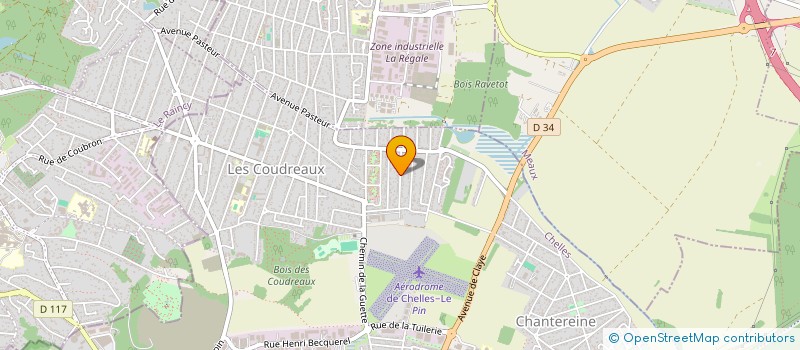 localisation de l'entreprise SCI DU GRAND LUD  CHELLES