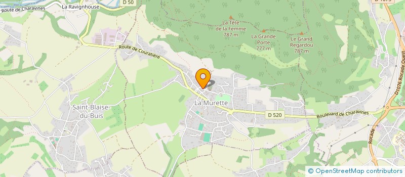 localisation de l'entreprise SCI DU GRAND LYON  LA MURETTE