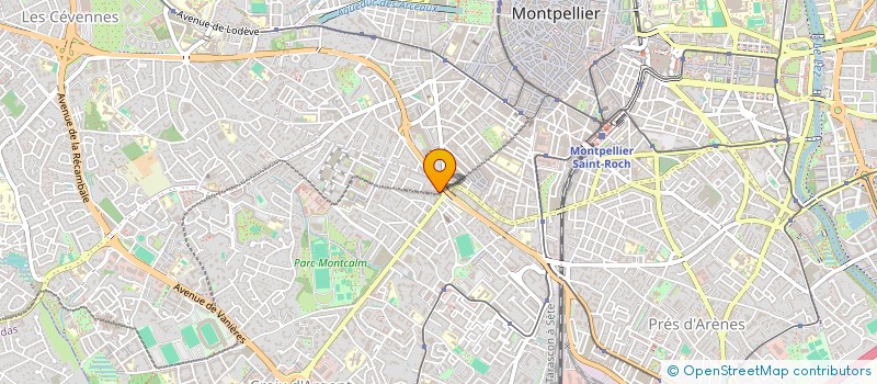 localisation de l'entreprise SCI DU GRAND M à MONTPELLIER