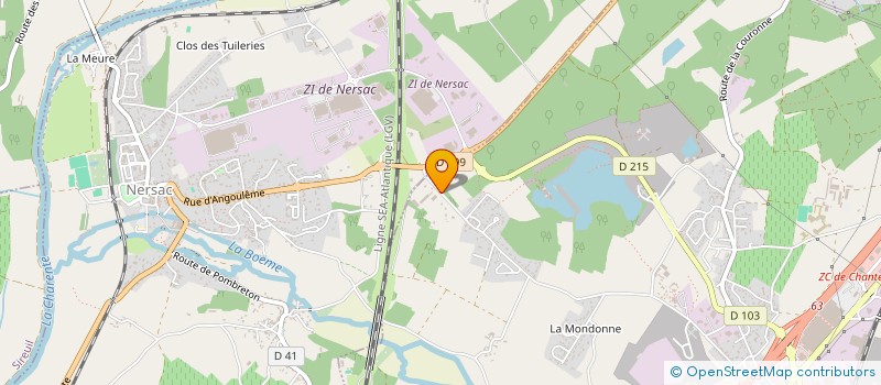 localisation de l'entreprise SCI DU GRAND MAINE à LA COURONNE