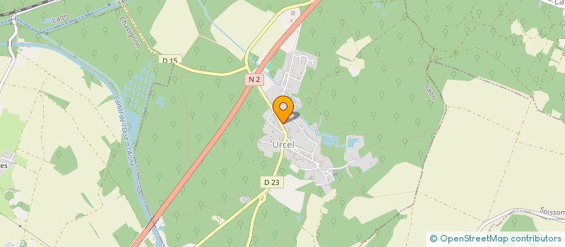 localisation de l'entreprise SCI DU GRAND MARAIS  URCEL