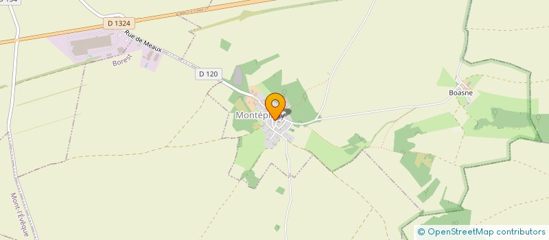 localisation de l'entreprise SCI DU GRAND MARAIS  MONTEPILLOY