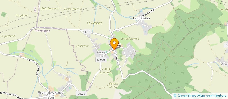 localisation de l'entreprise SCI DU GRAND MARAIS  GUIVRY