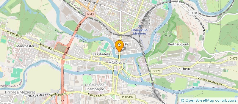 localisation de l'entreprise SCI DU GRAND MARIONNETTISTE  CHARLEVILLE-MEZIERES