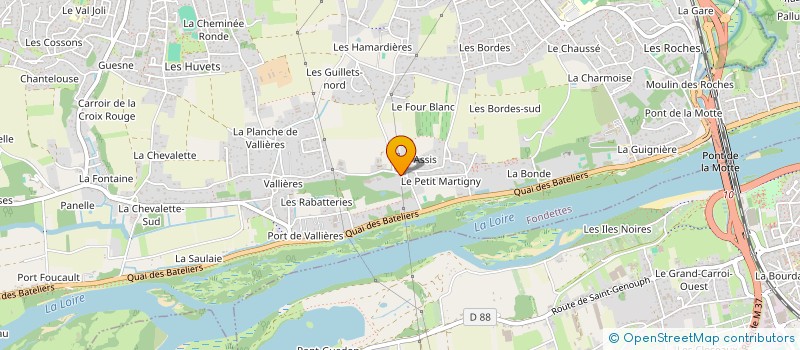 localisation de l'entreprise SCI DU GRAND MARTIGNY à FONDETTES
