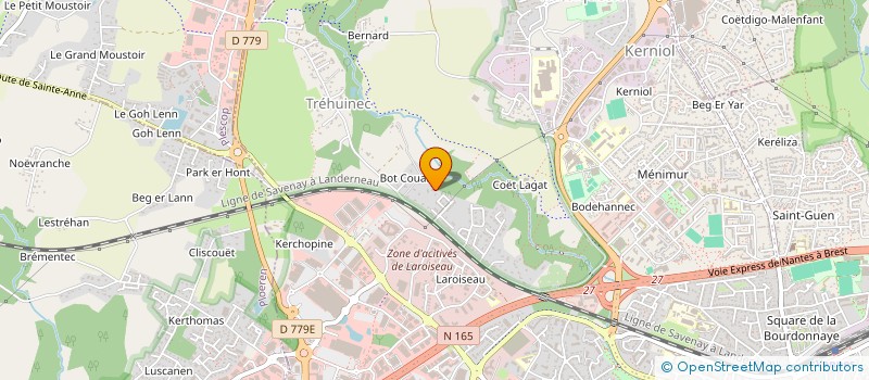 localisation de l'entreprise SCI DU GRAND MAURY à VANNES