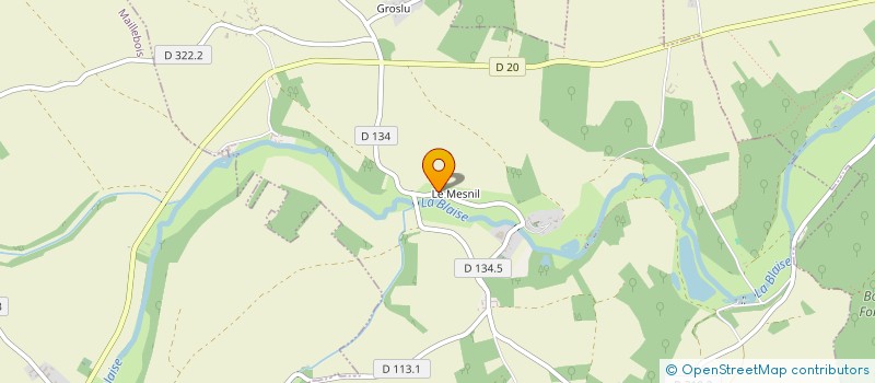 localisation de l'entreprise SCI DU GRAND MESNIL à SAINT-ANGE-ET-TORCAY