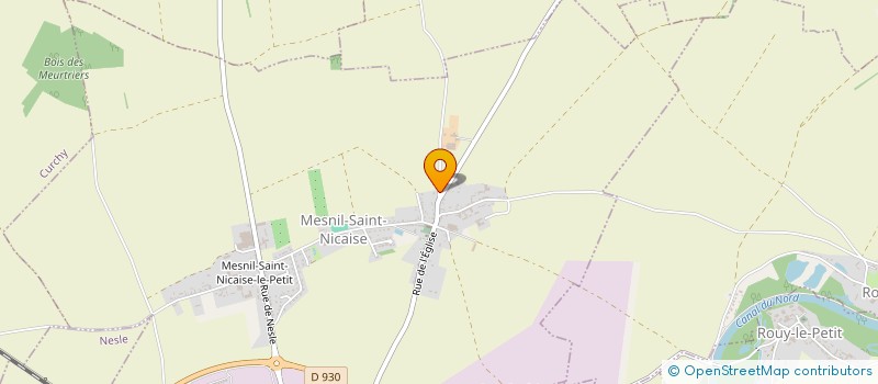 localisation de l'entreprise SCI DU GRAND MESNIL  MESNIL-SAINT-NICAISE