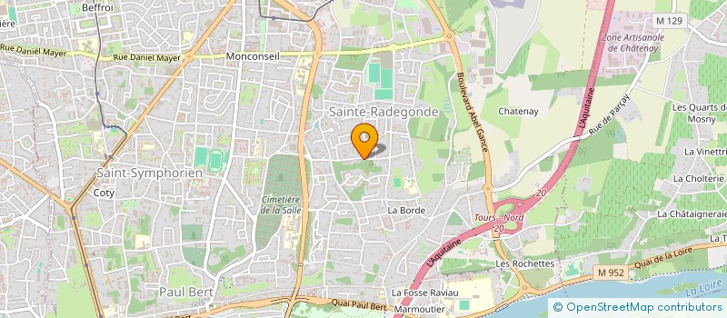 localisation de l'entreprise SCI DU GRAND MONSOUDUN  TOURS