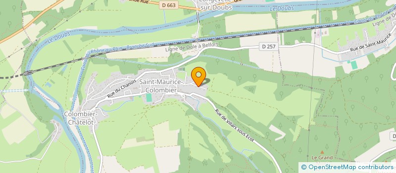 localisation de l'entreprise SCI DU GRAND MONT  SAINT-MAURICE-COLOMBIER