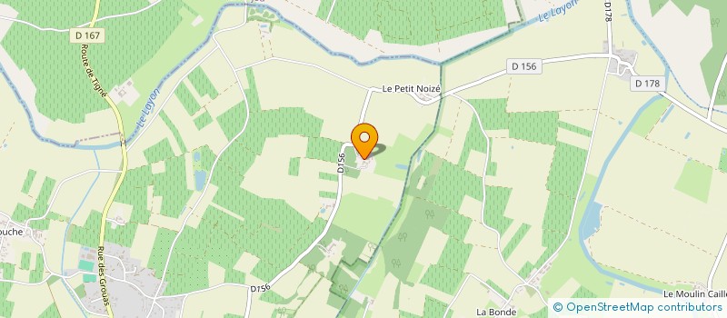 localisation de l'entreprise SCI DU GRAND NOIZE à LYS-HAUT-LAYON