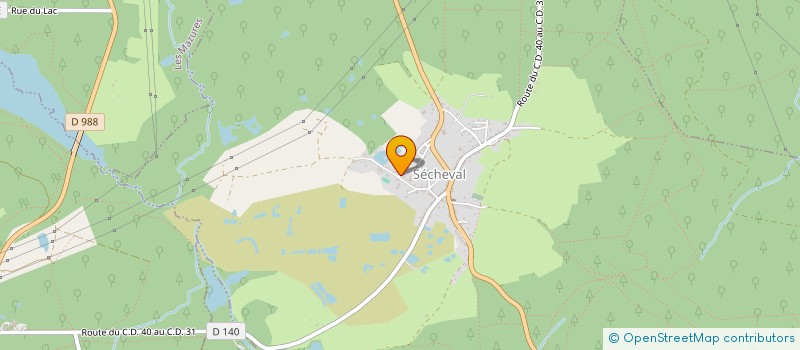 localisation de l'entreprise SCI DU GRAND PAQUIS  SECHEVAL