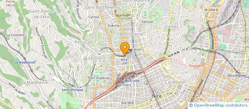 localisation de l'entreprise SCI DU GRAND PAUL à NICE