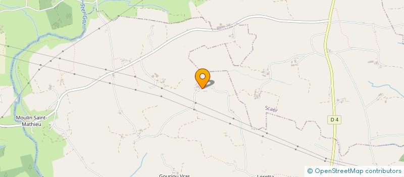 localisation de l'entreprise SCI DU GRAND-PERRIN  BANNALEC