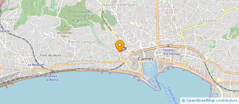 localisation de l'entreprise SCI DU GRAND PIN à CANNES