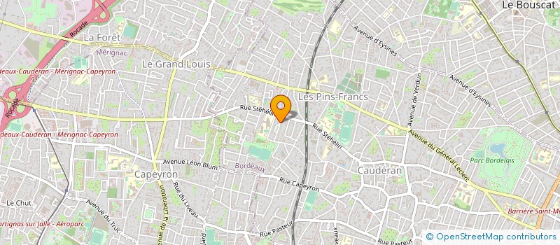 localisation de l'entreprise SCI DU GRAND PLATEAU  BORDEAUX