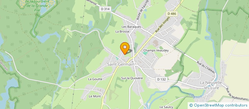 localisation de l'entreprise SCI DU GRAND PONT  SAINT-GERMAIN