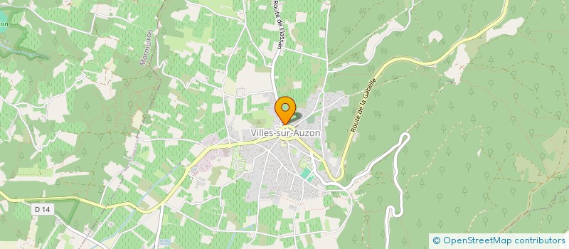 localisation de l'entreprise SCI DU GRAND PORTAIL  VILLES-SUR-AUZON