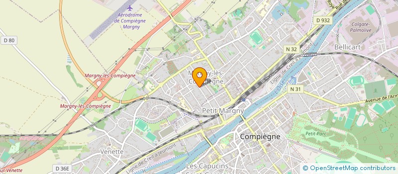 localisation de l'entreprise SCI DU GRAND PRE  MARGNY-LES-COMPIEGNE