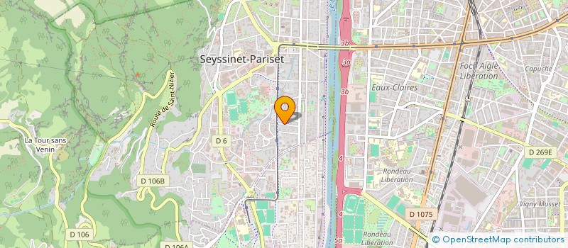 localisation de l'entreprise SCI DU GRAND PRE  SEYSSINET-PARISET