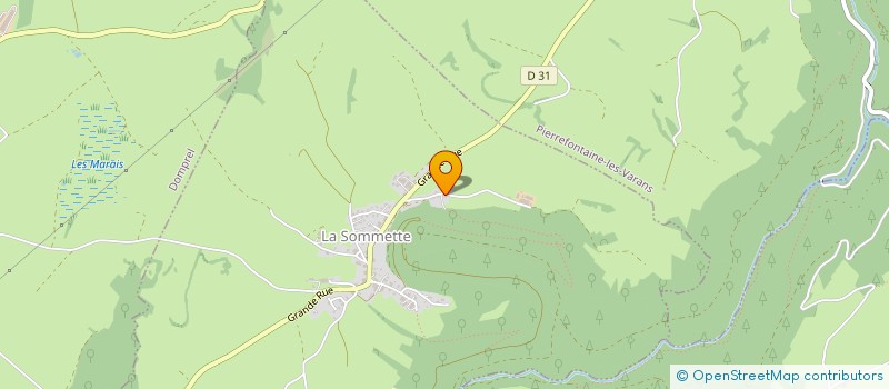 localisation de l'entreprise SCI DU GRAND PRE  LA SOMMETTE
