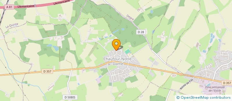 localisation de l'entreprise SCI DU GRAND PRE  CHAUFOUR-NOTRE-DAME