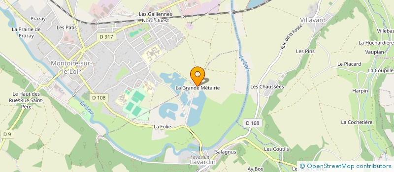 localisation de l'entreprise SCI DU GRAND PRESSOIR  LAVARDIN