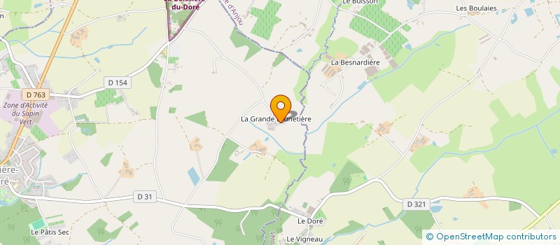 localisation de l'entreprise SCI DU GRAND QUARTIER  BOISSIERE-DU-DORE (LA)