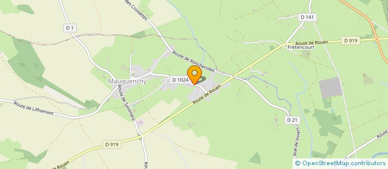 localisation de l'entreprise SCI DU GRAND QUESNAY  MAUQUENCHY